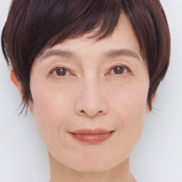 マスカラなしのお直し後メイク