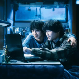 映画『汝、星のごとく』よりタッグを組んで漫画家を目指す櫂（横浜流星）と久住尚人（松村北斗）
