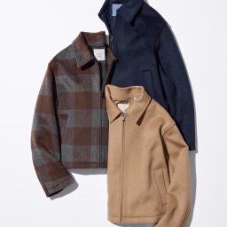 ブラッシュドショートブルゾン　¥7,990／ユニクロ
