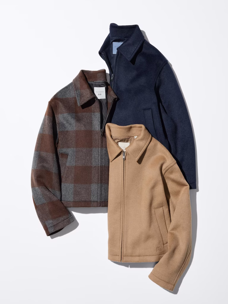 ブラッシュドショートブルゾン ¥7,990/ユニクロ