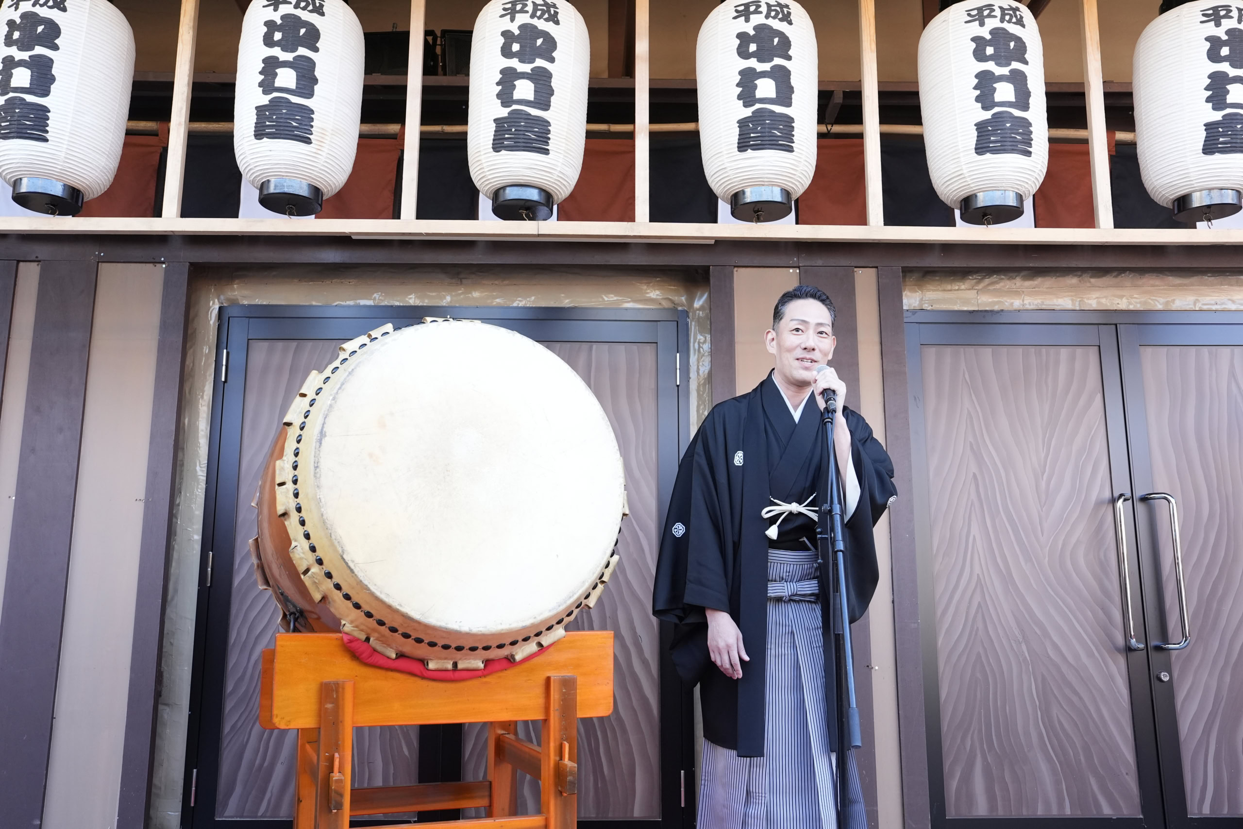 一番太鼓の儀　中村勘九郎さん