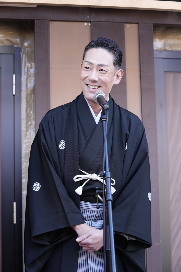 一番太鼓の儀 中村勘九郎さん