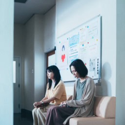 映画『汝、星のごとく』より暁海（広瀬すず）と母・志穂（木村佳乃）