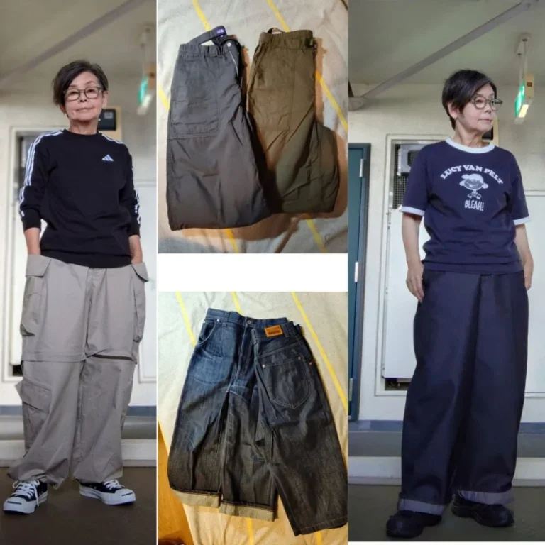 【第10位】【60代おしゃれブログ】コンバース、ノースフェイスetc.「ワイドパンツ」をカジュアルに着こなす私服コーデ7選｜素敵ブロガー礒部良子さん