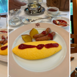 レストラン「みずなら」の朝食