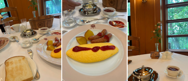 レストラン「みずなら」の朝食