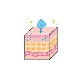 角層までしっかり届くこと◎