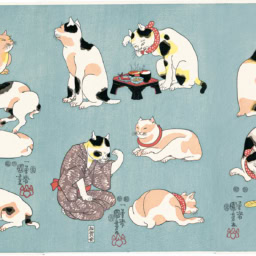 歌川国芳「たとゑ尽の内」版画のみ¥66,000 /(株)アダチ版画研究所