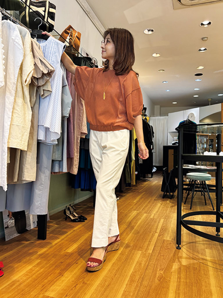 大阪でセレクト ショップ『Burano.』を経営する吉田幸乃さん