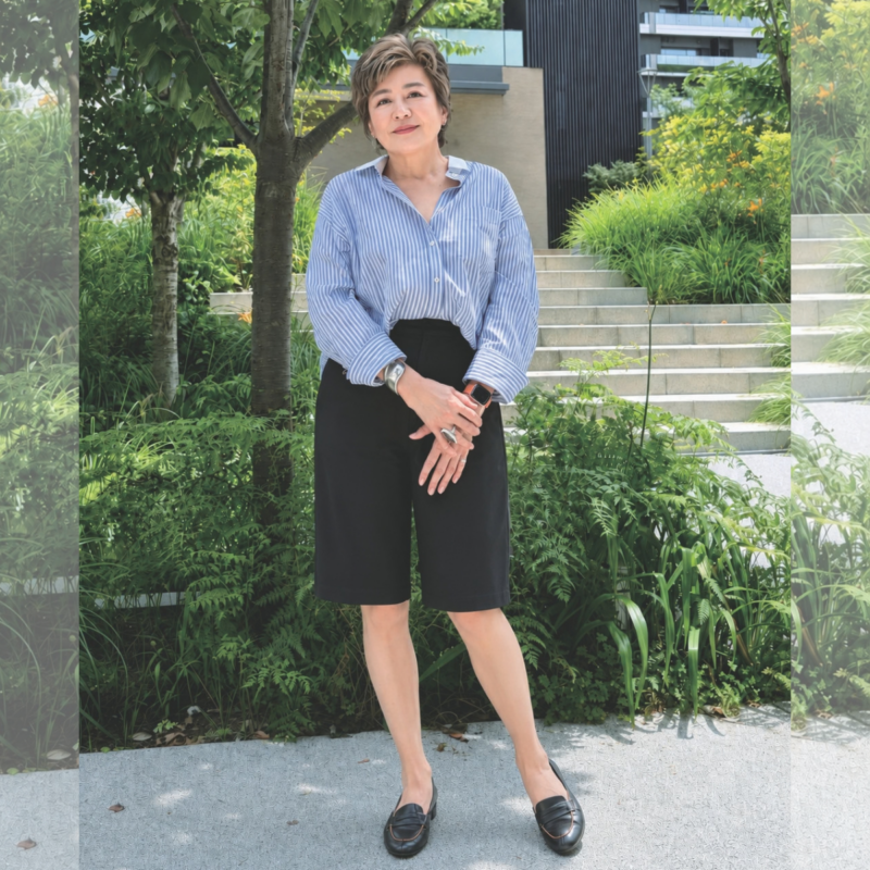 【第3位】【地曳いく子さんの命短し着飾れBBA】60代からの「大人ショートパンツ」解禁!夏から秋へ繋ぐ大人の着こなし術
