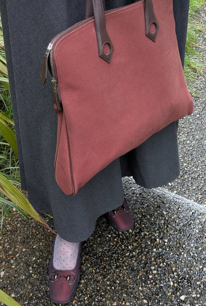 HERMESのバッグとGUCCIの靴