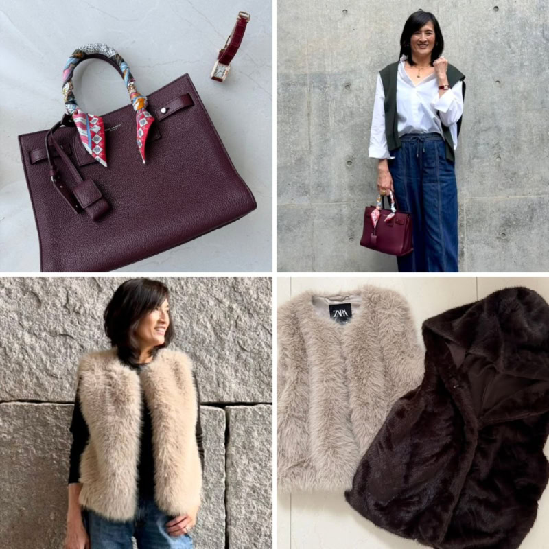 「ユニクロ」のニットや「ZARA」のジレを取り入れた私服コーデ4選！少しずつ肌寒くなる季節のおしゃれと原宿の美味しいお店♪｜素敵ブロガー豊田真由美さん